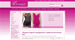 Desktop Screenshot of dreamzlingerie.com.au